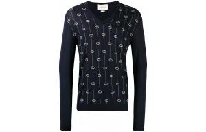 Свитер мужской темно-синий Gucci, темно-синий