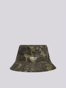 Панама с растительным принтом