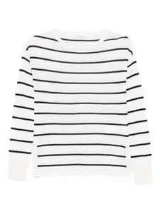 Полосатый свитер Max Mara, белый