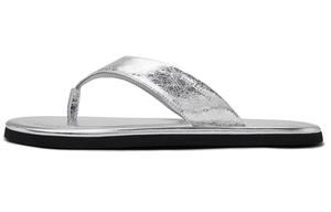 CHARLES&KEITH Серебряные EVA шлепанцы 1 см женские, цвет Silver Silver