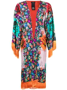 Пончо с цветочным принтом ETRO, желтый