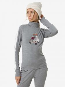 Super.natural Серый свитер с высоким воротником