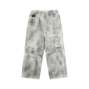 Джинсы с эффектом поношенности от A Bathing APE Aape, белый