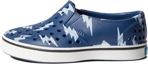 Кроссовки без шнурков Native Shoes Miles для детей, унисекс, Frontier Blue/Shell White/Shell Lightning