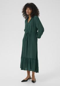 Платье Kaffe EVERLY MIDI, Ponderosa Pine/Dark Green