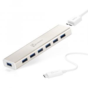Док-станция j5create 7-Port USB 3.1 Gen 1 Hub JCH377