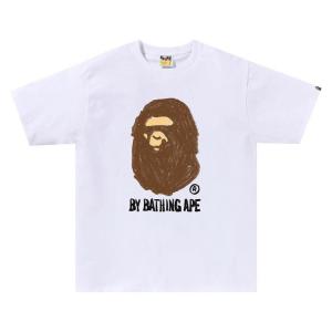 Футболка BAPE Hand Draw By Bathing Ape Tee, White