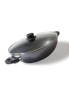 Сковорода-вок 32 см | с крышкой антрацитового цвета Stoneline, Ø 32 см