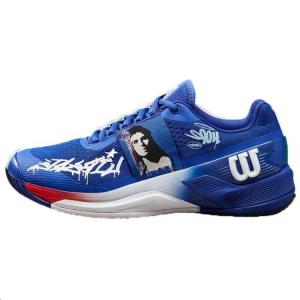 Wilson Rush Pro 4.0 Hope нескользящие низкие теннисные туфли мужские синие, цвет Blue