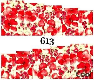 Водные наклейки для ногтей - №613, Raisin