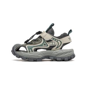 Дышащие детские сандалии для детей Yonggao people, бежевый/серый