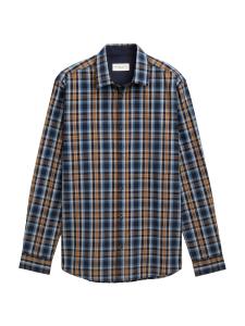 Рубашка на пуговицах классического кроя TOM TAILOR, Navy/Light blue