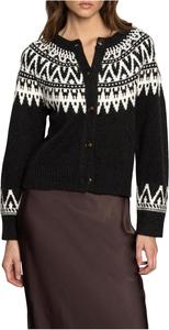 Свитер Sanctuary Women's Fairisle Crewneck Cardi, Ink Multi