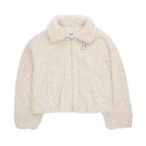 MLB Бостон Ред Сокс женское пальто с бархатной отделкой, Cream