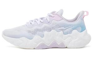 Амортизирующие износостойкие низкие кроссовки для тренировок женские бело-фиолетовые Erke, Erke белый/светло-фиолетовый розовый
