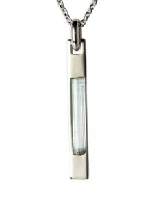 Серебряное колье Talisman с аквамарином Parts Of Four