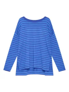 Полосатая футболка с круглым вырезом Maliparmi, синий