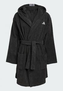 Спортивный халат ADIDAS PERFORMANCE Hooded, черный