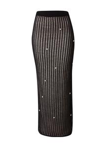 Юбка макси TOPSHOP Skirt, черный