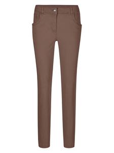 MADELEINE Брюки-чинос суженные, коричневые