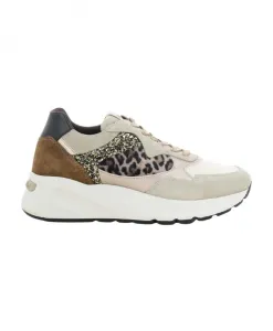 Бежевые женские туфли, стильная модель Nerogiardini, мультиколор