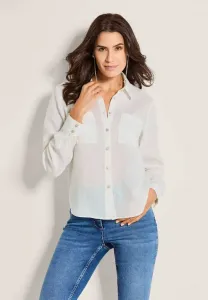 Блузка на пуговицах Madeleine, Off-White