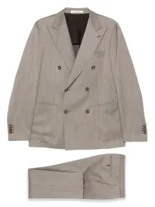 Двубортный костюм TAGLIATORE, нейтральный