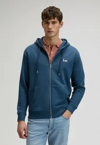 Толстовка на молнии с длинными рукавами и стандартным кроем Lee, Academy Blue