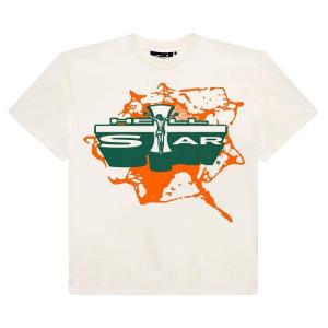 Футболка Hellstar Jesus T-Shirt White, кремовый
