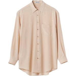 Рубашка женская Miu Miu, светло-коричневый