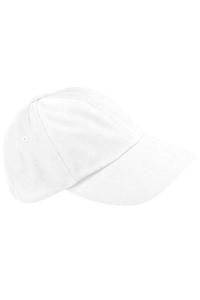 Низкопрофильная бейсболка из плотного матового хлопка (2 шт. в упаковке) Beechfield, белый