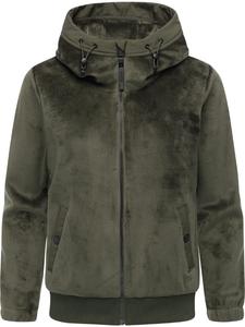 Флисовая куртка Cousy Short Bonded темно-оливкового цвета ragwear