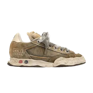 Кроссовки Maison Mihara Yasuhiro Herbie Puffer OG Sole Washed Denim Low Green, зеленый