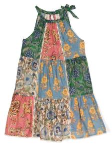 ZIMMERMANN Kids платье Junie с вырезом халтер, розовый