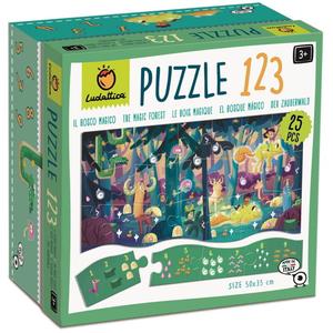 Математические головоломки для самых маленьких 123 ЗАЧАРОВАННЫЙ ЛЕС, Лудаттика Ludattica
