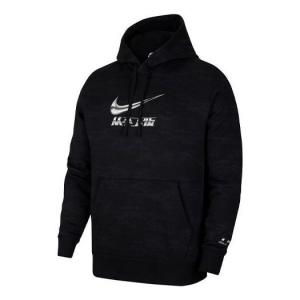 Толстовка Nike Sportswear Casual Sports Logo Alphabet Printing Black, черный