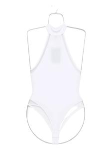 Боди Maison Close Pure Tentation с воротником-халтер, белый