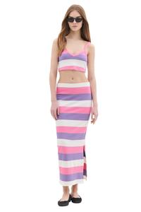 Топ No Matter What, фиолетовый/белый