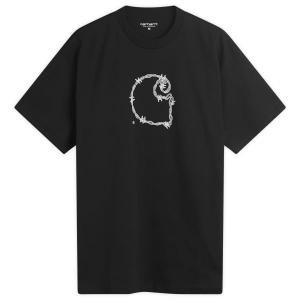 Футболка с изображением колючей проволоки Carhartt Wip, черный
