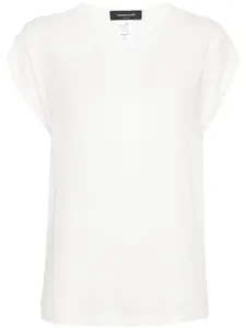 Шифоновая футболка Fabiana Filippi, белый