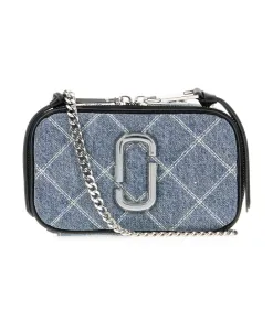 Стеганая джинсовая сумка Softshot Marc Jacobs, синий