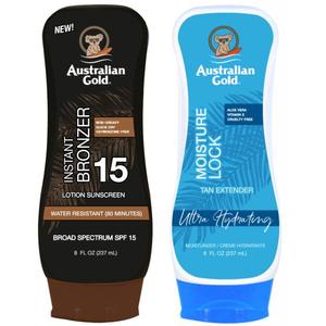 Австралийский золотой бронзирующий бальзам SPF15 + Moisture Lock 237 мл Australian Gold