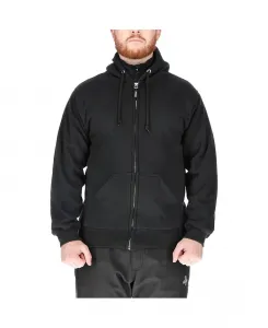 Мужская утепленная толстовка с капюшоном - прочная, теплая, комфортная Refrigiwear, черный