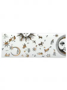 Блюдо с принтом, 38х14,5 см, Fornasetti, черный