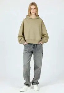 Базовая, очень плотная, объемная, квадратная толстовка Mira Paris, Olive