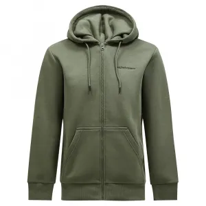 Толстовка Peak Performance Original Small Logo full zip, зеленый