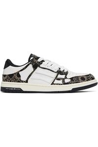 Квады скелетоны низкие кроссовки Amiri, черный