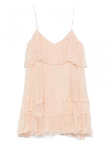 Кружевное мини-платье NISSA, нейтральный