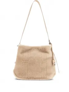 Сумка-тоут с магнитной застежкой Hogan, нейтральный