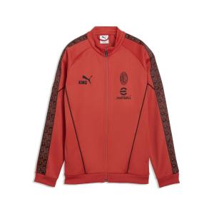PUMA Атлетическая куртка 'AC Milan KING Anthem' в цвете Cranberry